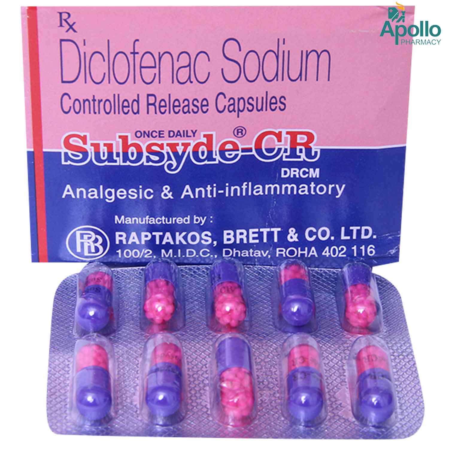 Subsyde-CR Capsule 10's, Pack of 10 CAPSULES Subsyde-CR Capsule 10's, Pack of 10 CAPSULES