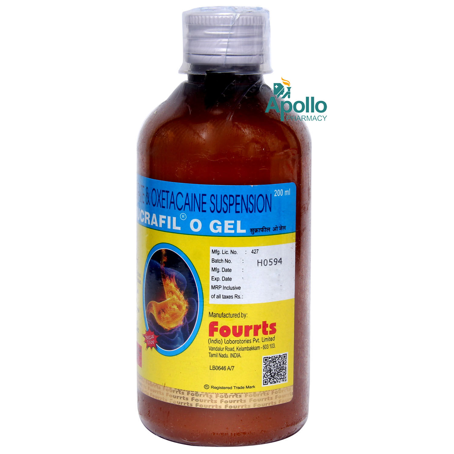 Sucrafil O Gel Suspension 200 ml Price, Uses, Side Effects, Composition