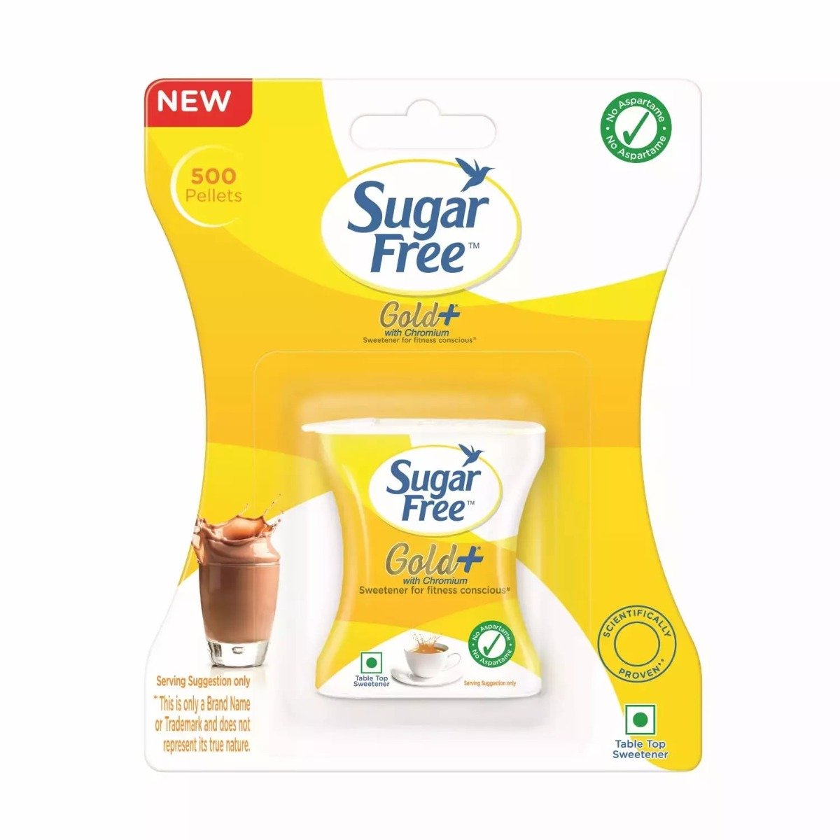 Sugar Free Gold Plus, 500 Pellets, Pack of 1 Sugar Free Gold Plus, 500 Pellets, Pack of 1