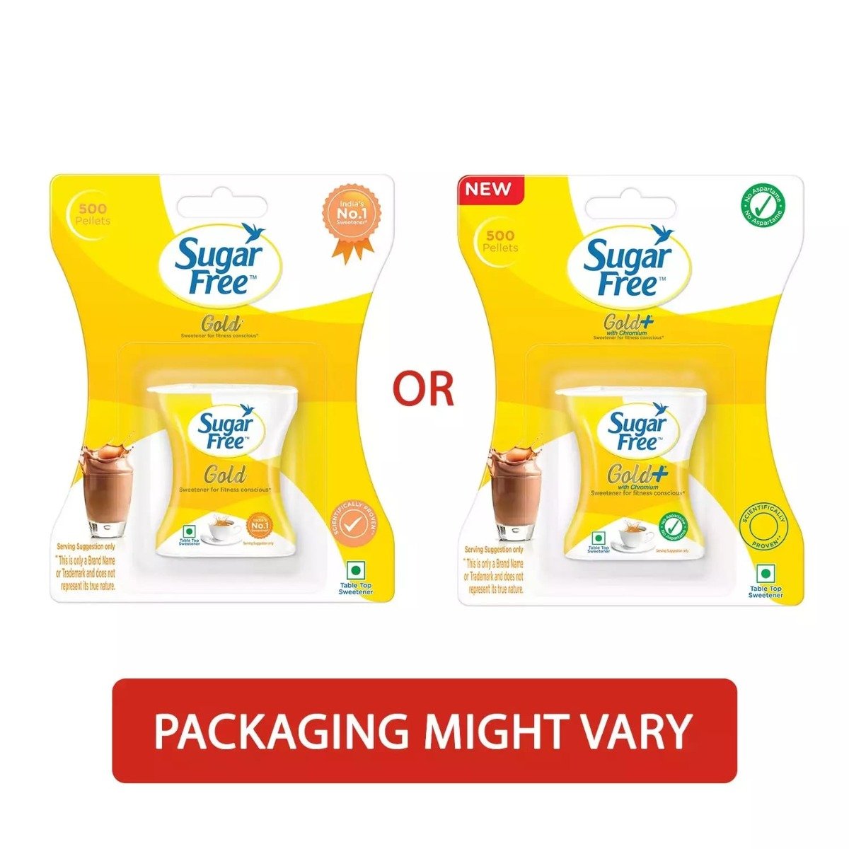 Sugar Free Gold Plus, 500 Pellets, Pack of 1 Sugar Free Gold Plus, 500 Pellets, Pack of 1