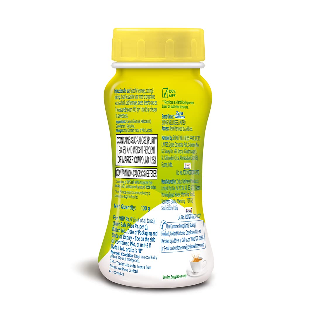 Sugar Free Natura Sweetener for Fitness conscious, 100 gm, Pack of 1 Sugar Free Natura Sweetener for Fitness conscious, 100 gm, Pack of 1