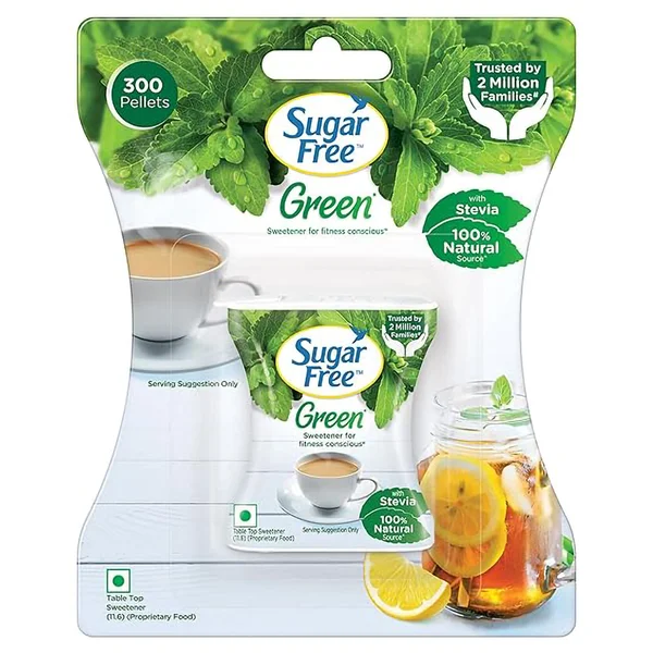 Sugar Free Green 300 Pellets 30 gm, Pack of 1