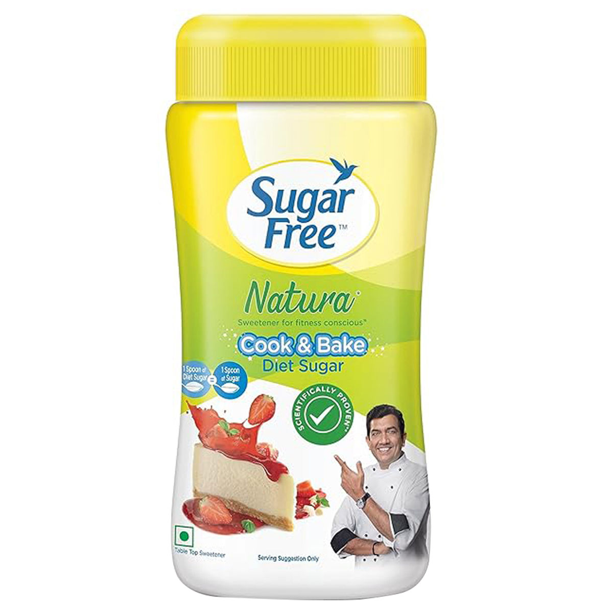 Sugar Free Natura Cook & Bake Diet Sugar, 220 Gm 