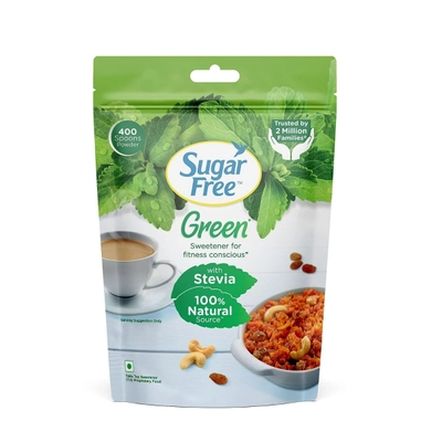 Sugar Free Green with Natural Stevia Powder, 400 gm, Pack of 1