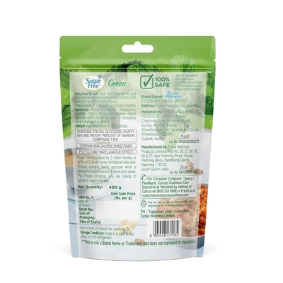 Sugar Free Green with Natural Stevia Powder, 400 gm, Pack of 1