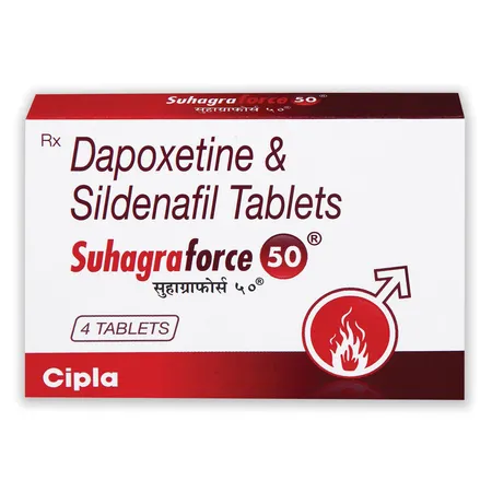 Suhagra Force 50 Tablet 4's