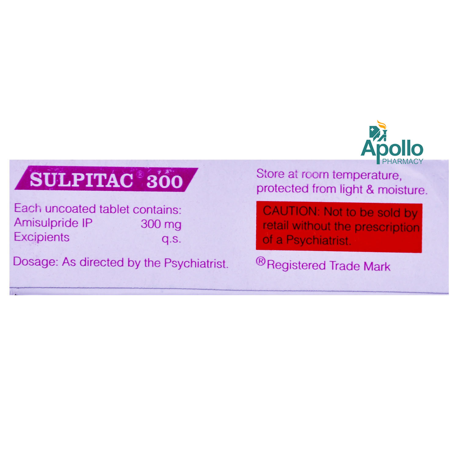 Sulpitac 300 Tablet 10's, Pack of 10 TABLETS Sulpitac 300 Tablet 10's, Pack of 10 TABLETS