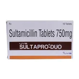 Sultapro-DUO 750 Tablet 10's, Pack of 10 TabletS