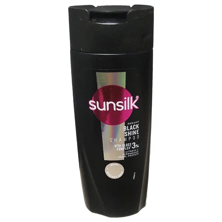Sunsilk Radiant Black Shine Shampoo, 80 ml