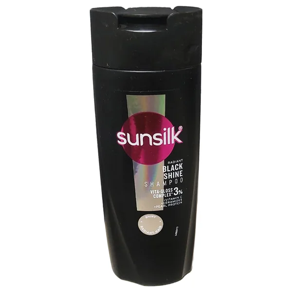 Sunsilk Radiant Black Shine Shampoo, 80 ml, Pack of 1
