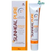 Sunheal Pure SPF 50+ Gel 30 gm, Pack of 1
