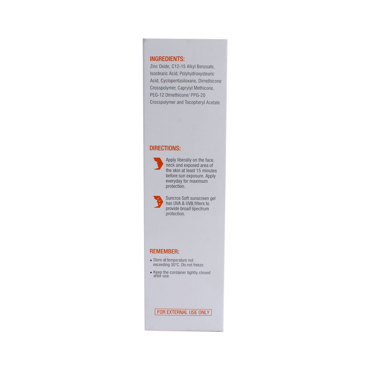 Suncros Matte Finish Soft SPF 50 Gel 50 gm Price, Uses, Side Effects
