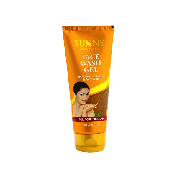 Sunny Herbals Acne Free Face Wash Gel, 110 ml