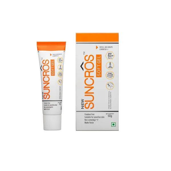 Suncros New SPF 50+PA+++ Soft Gel 50 gm