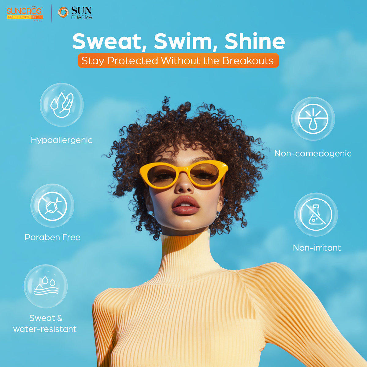 Suncros Matte Finish Soft Lotion SPF 50+ PA+++, 60 ml, Pack of 1 Ointment Suncros Matte Finish Soft Lotion SPF 50+ PA+++, 60 ml, Pack of 1 Ointment