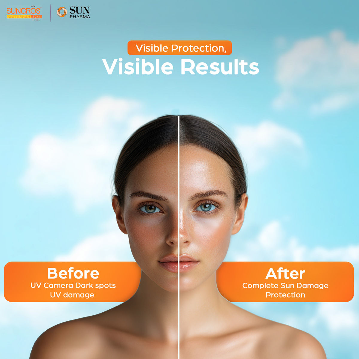 Suncros Matte Finish Soft Lotion SPF 50+ PA+++, 60 ml, Pack of 1 Ointment Suncros Matte Finish Soft Lotion SPF 50+ PA+++, 60 ml, Pack of 1 Ointment