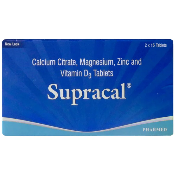 Supracal Tablet 15's, Pack of 15 TABLETS