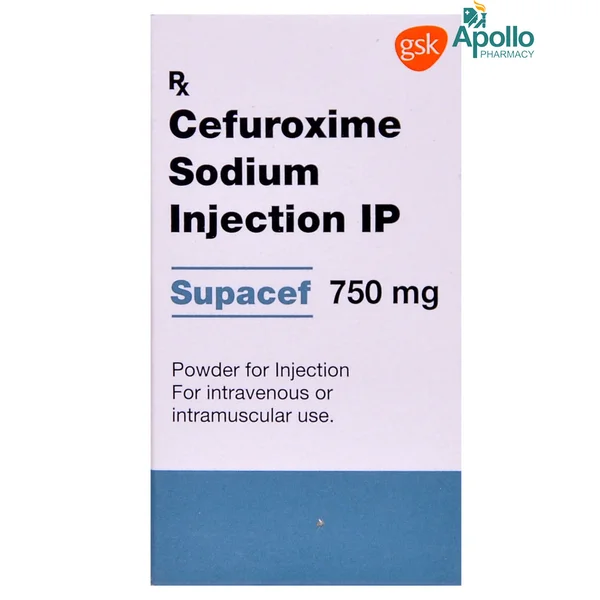 Supacef 750 mg Injection 1's, Pack of 1 Injection