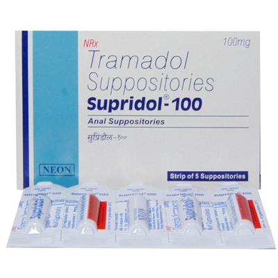 SUPRIDOL 100MG SUPPOSITORY, Pack of 5 TabletS