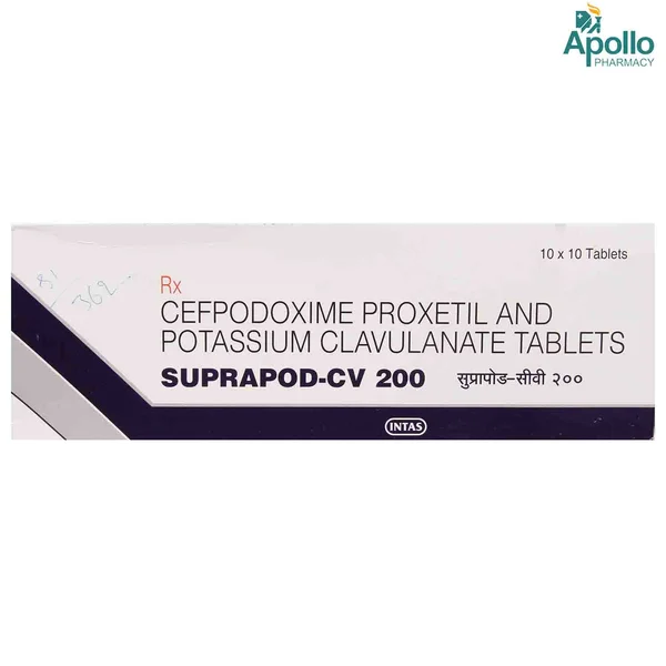Suprapod-CV 200 Tablet 10's