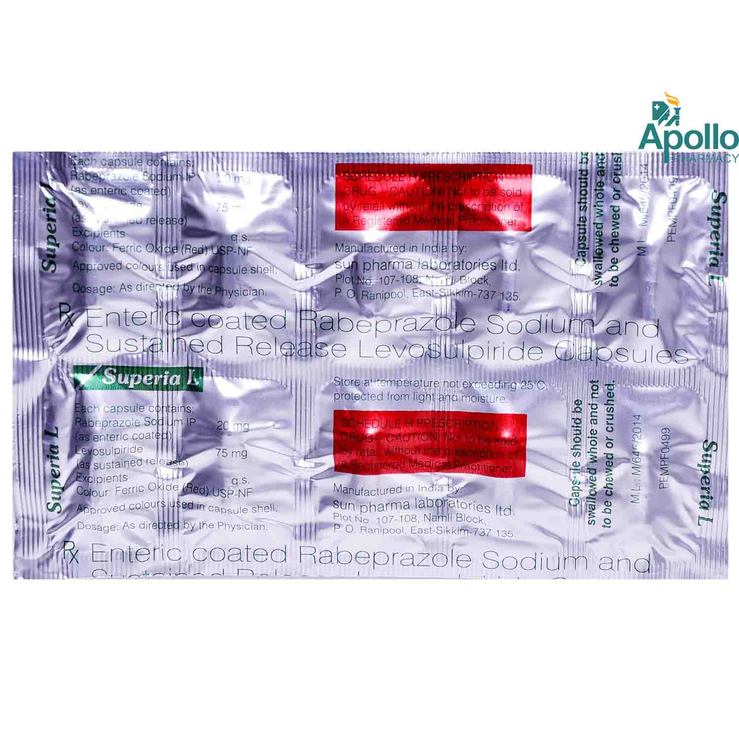 Superia L Capsule 10's, Pack of 10 Superia L Capsule 10's, Pack of 10