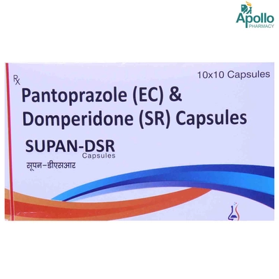 Supan DSR Capsule 10's, Pack of 10 CAPSULE SRS