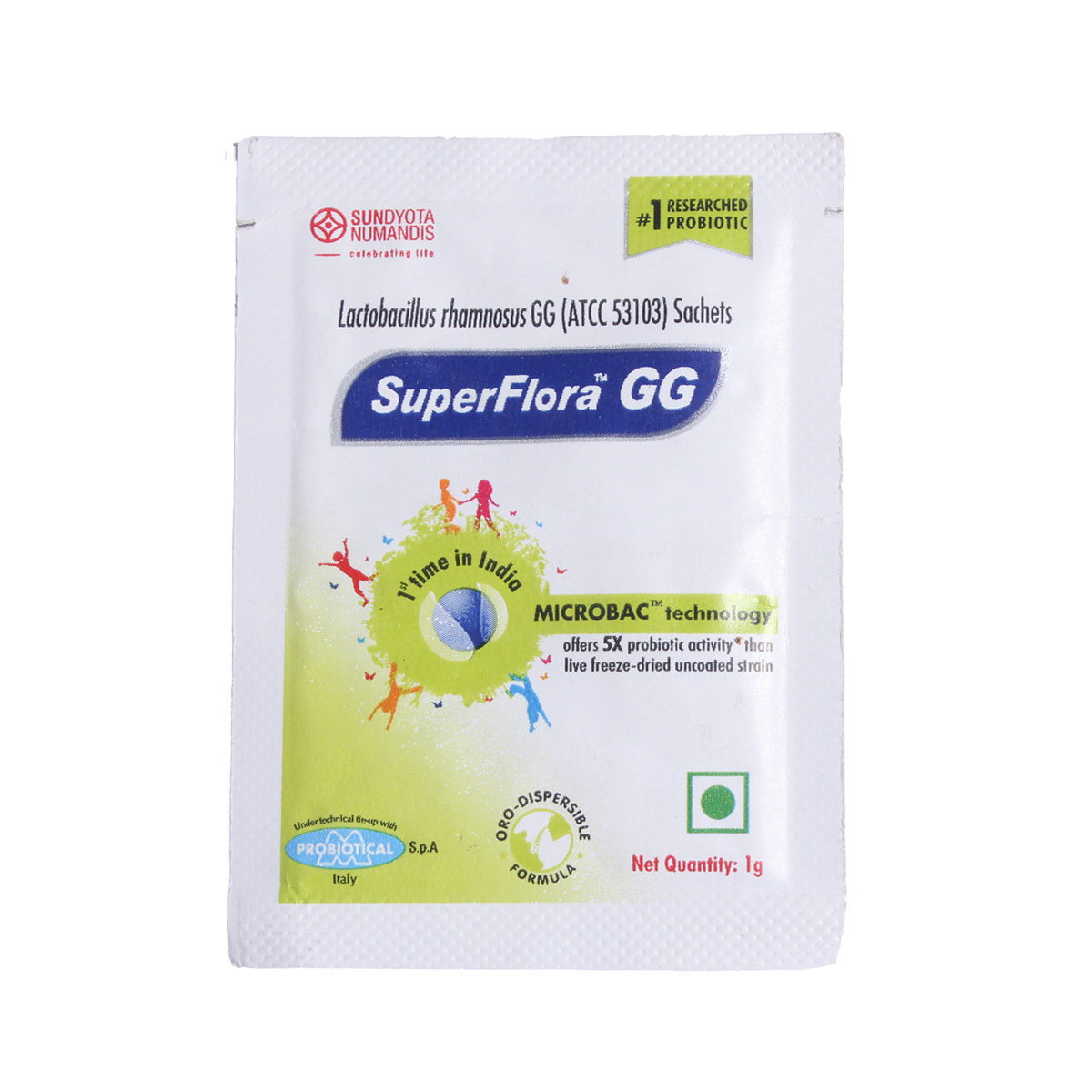 Superflora GG Sachet 1 gm, Pack of 1 POWDER Superflora GG Sachet 1 gm, Pack of 1 POWDER