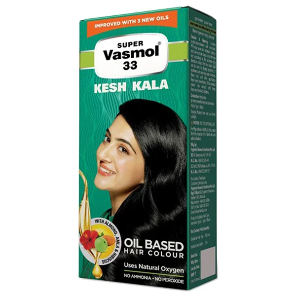 Super Vasmol Kesh Kala Oilbased Hair Colour, 75 ml