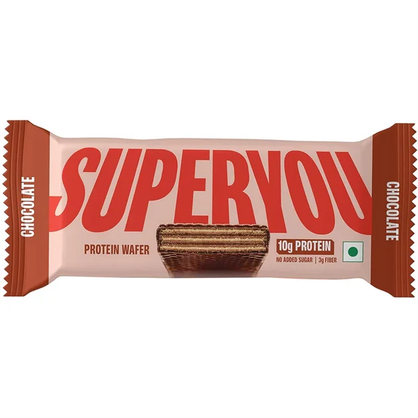 Superyou Chocolate Protein Wafer, 40 gm (No Added Sugar)