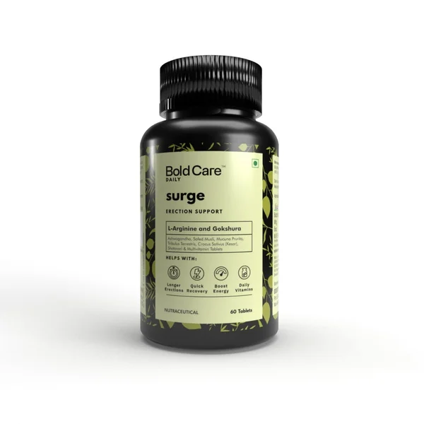 Bold Care Daily Surge Erection Support, 60 Tablets