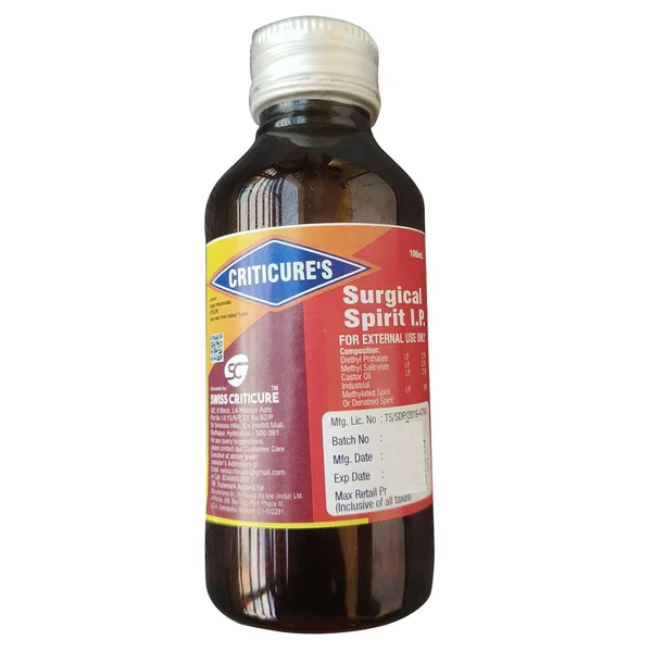 Surgical Spirit (Criticure's) 100 ml, Pack of 1