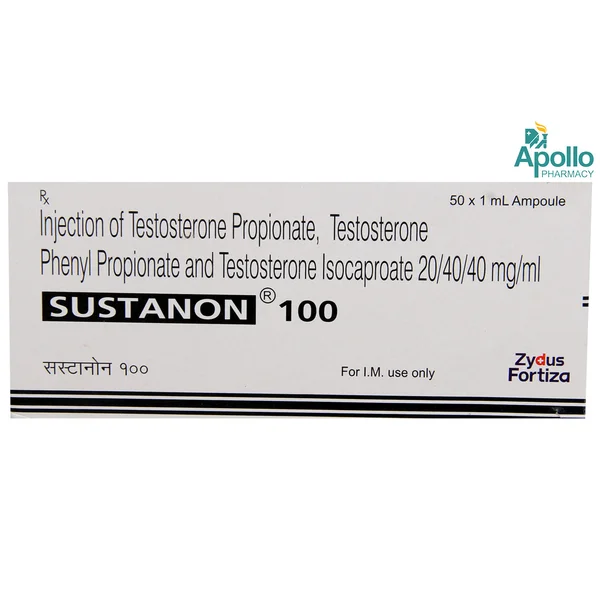 SUSTANON 100MG INJECTION, Pack of 1 INJECTION