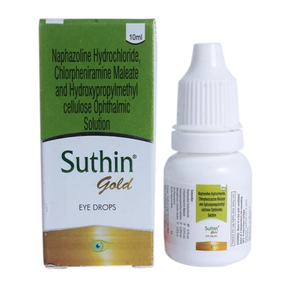 Suthin Gold Eye Drop 10 ml, Pack of 1 EYE DROPS