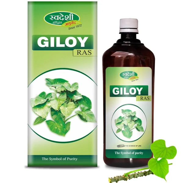 Swadeshi Giloy Ras Juice, 500 ml, Pack of 1
