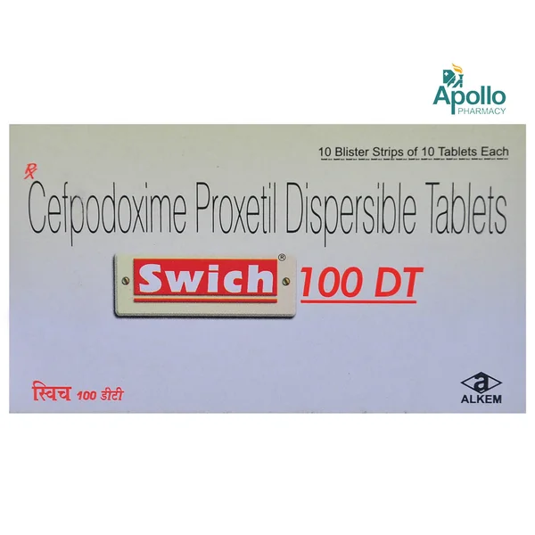 Swich DT 100 mg Tablet 10's, Pack of 10 TABLETS