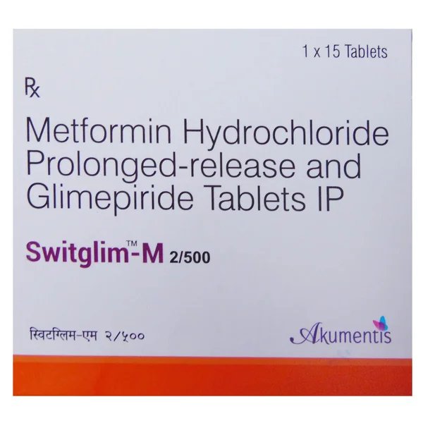 Switglim-M 2/500 Tablet 15's