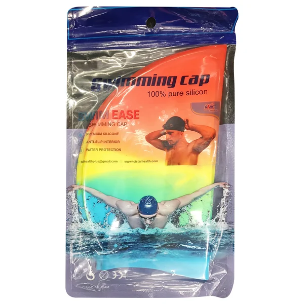 Star Swimming Cap Designer Silicone 271, 1 Count, Pack of 1