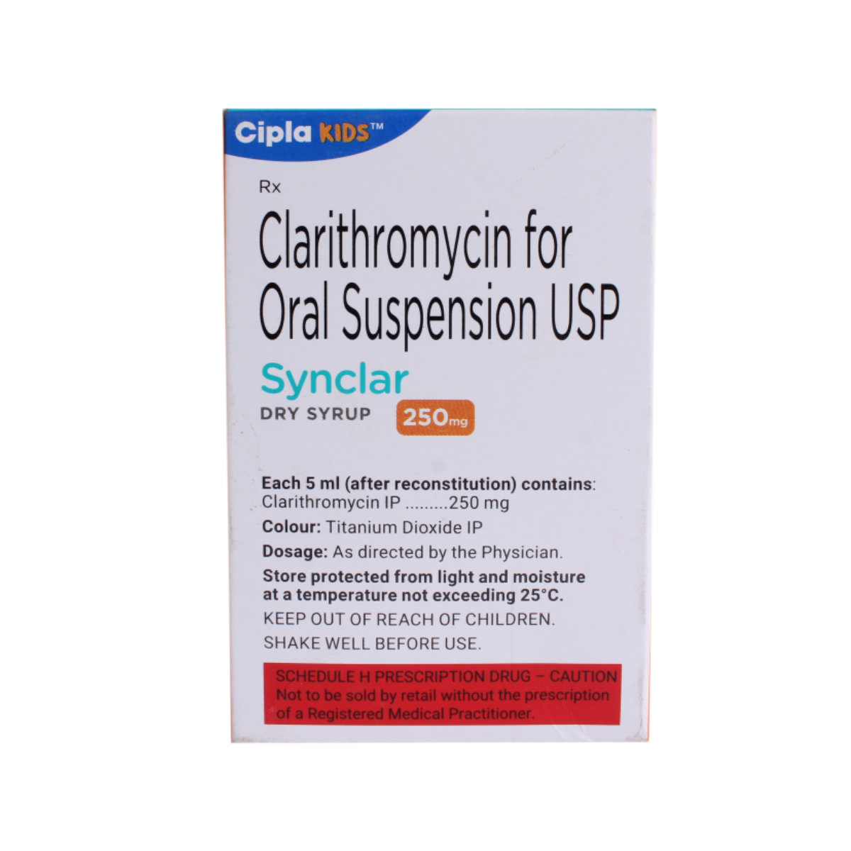 Synclar 250 mg Mixed Fruit Dry Syrup 30 ml, Pack of 1 Syrup Synclar 250 mg Mixed Fruit Dry Syrup 30 ml, Pack of 1 Syrup