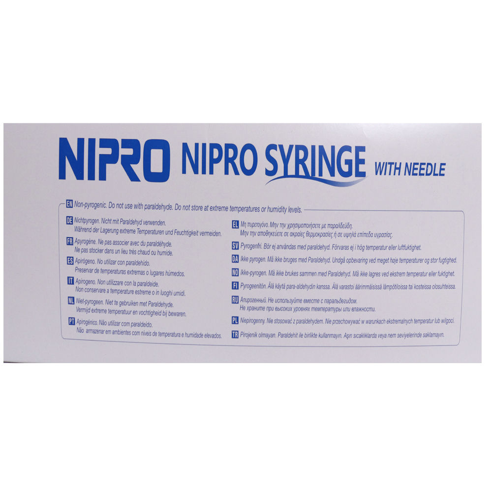 Syringe 5 Ml W/N. (Nipro) Price, Uses, Side Effects, Composition