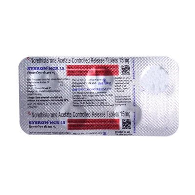 Sysron-NCR 15 Tablet 5's, Pack of 5 TabletS