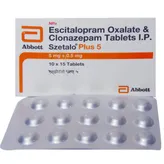 Szetalo Plus 5 mg/0.5 mg Tablet 15's, Pack of 15 TabletS