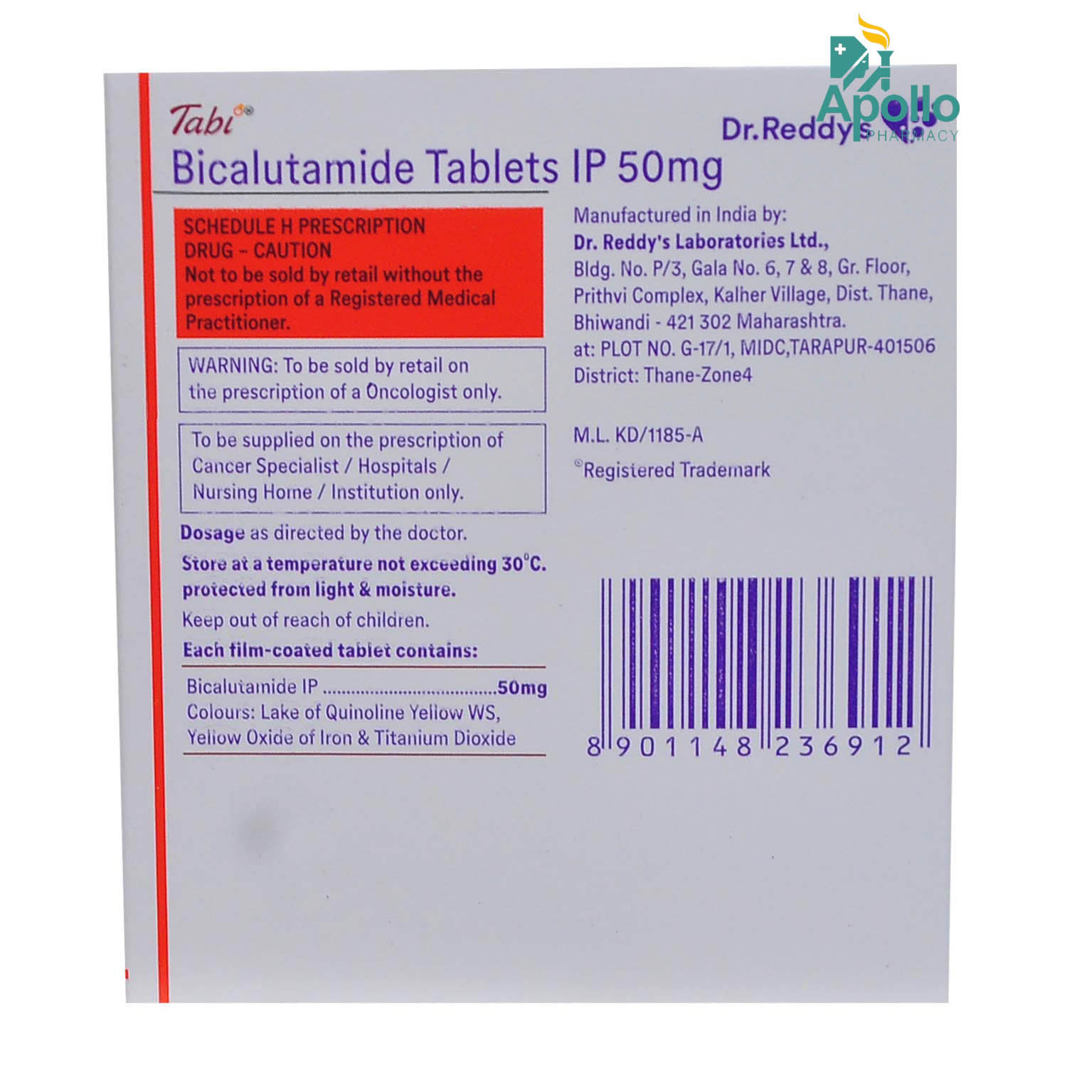 Tabi 50 Tablet 30's, Pack of 30 TABLETS Tabi 50 Tablet 30's, Pack of 30 TABLETS