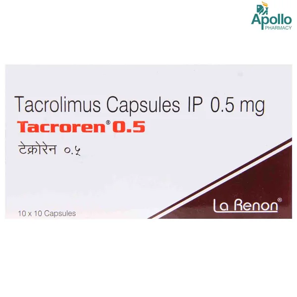 Tacroren 0.5 Tablet 10's