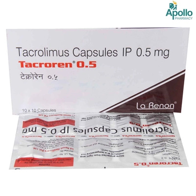 Tacroren 0.5 Tablet 10's, Pack of 10 TABLETS