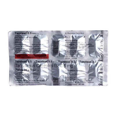 Tacstead 0.5 Capsule 10's, Pack of 10 CAPSULES