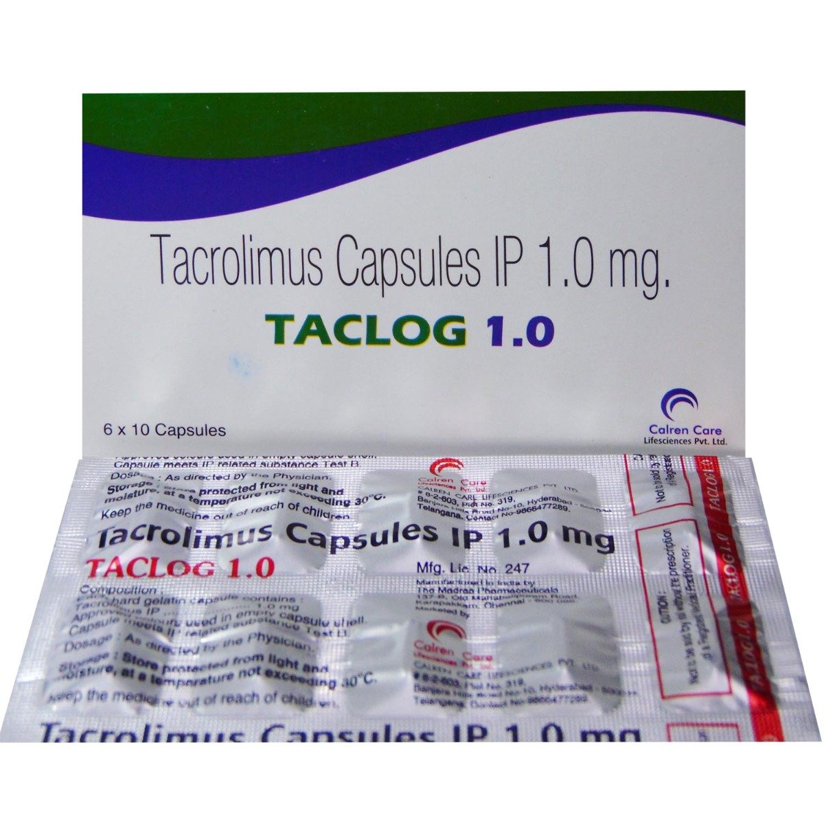Taclog 1.0Mg Capsule 10'S, Pack of 10 CAPSULES Taclog 1.0Mg Capsule 10'S, Pack of 10 CAPSULES