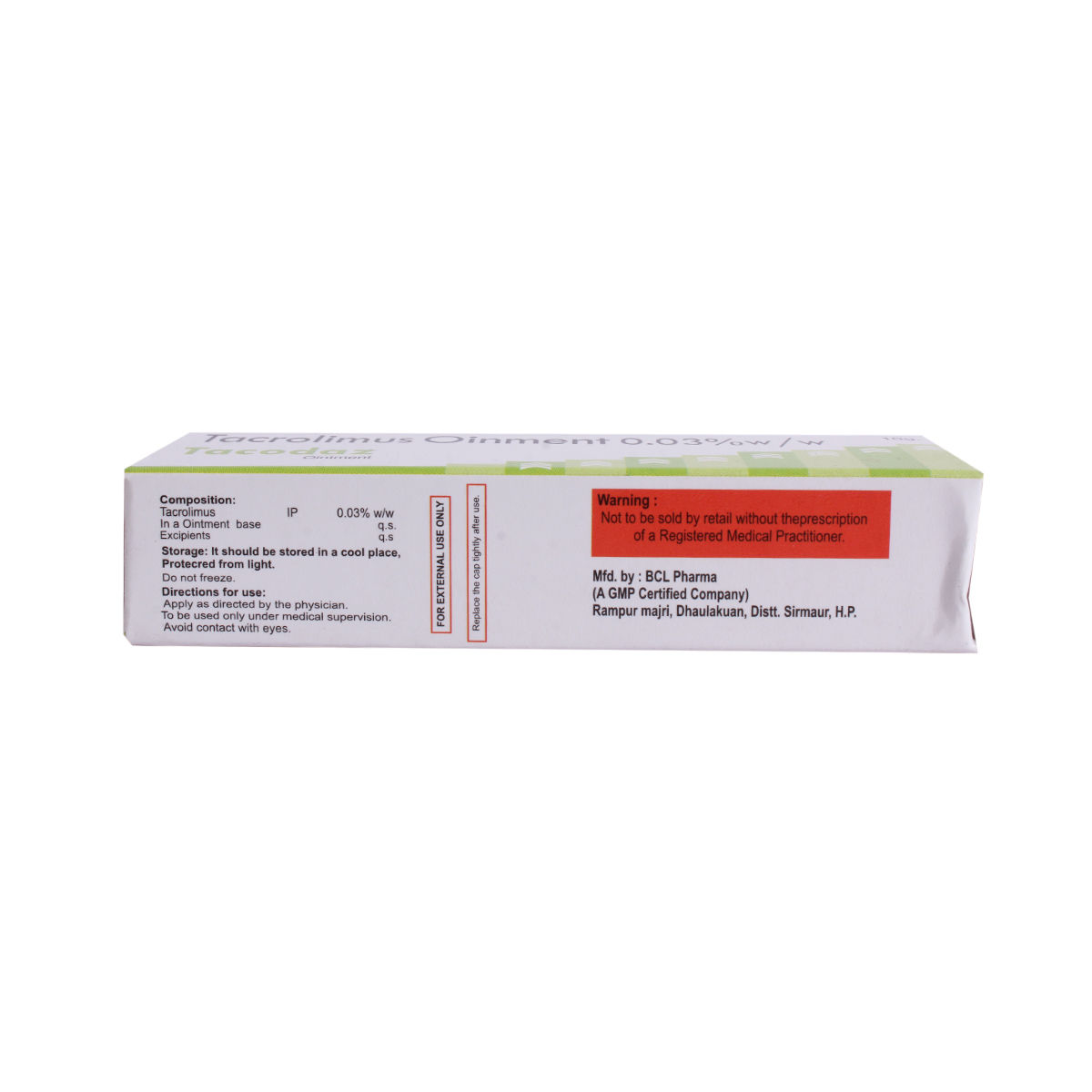 Tacodaz Ointment 10 gm Price, Uses, Side Effects, Composition - Apollo ...