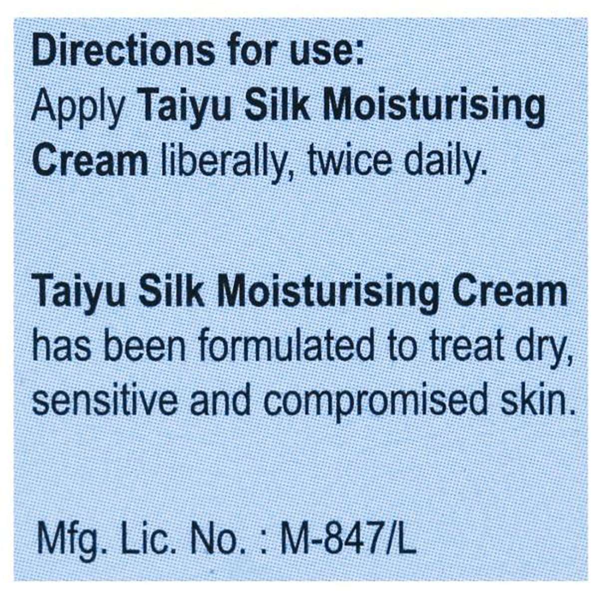 Taiyu Silk Moisturising Cream, 150 gm, Pack of 1 Taiyu Silk Moisturising Cream, 150 gm, Pack of 1