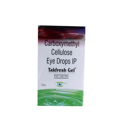 Takfresh Gel 1%W/V Eye Drops 10ml, Pack of 1 Drops