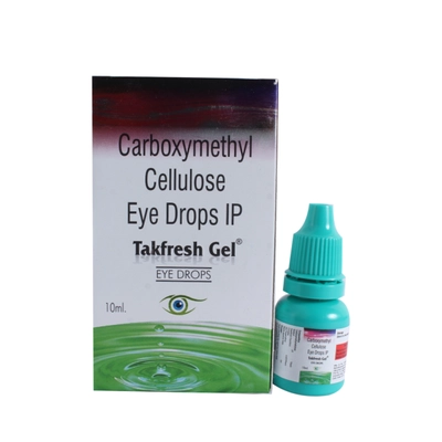 Takfresh Gel 1%W/V Eye Drops 10ml, Pack of 1 Drops